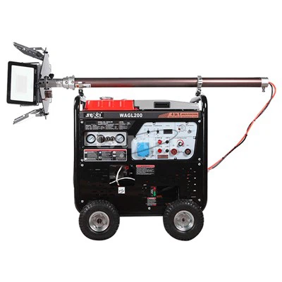 4'ü 1 arada Motor Tahrikli Kaynak Makinesi & Jeneratör & Hava Sıkıştırma & LED Aydınlatma